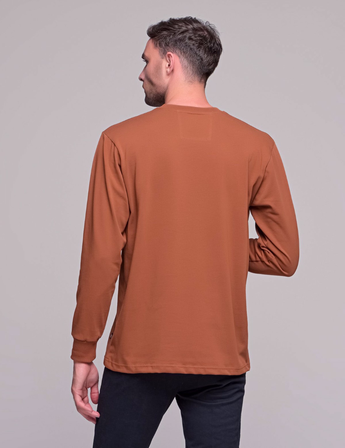 Everbest ανδρική Camel μακρυμάνικη μπλούζα Plus Size 2310180K φωτογραφία